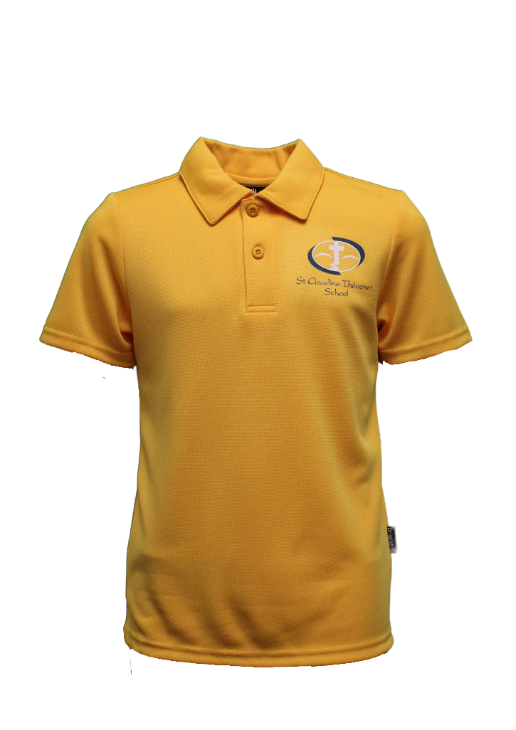 St Claudine Thévenet School PE Polo Gold